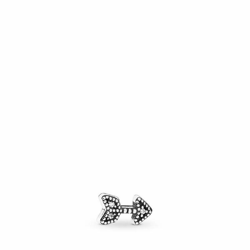 Pandora Sparkling Arrow Petite Locket Charm Sale NZ, Sterling Silver (864712-DZB)